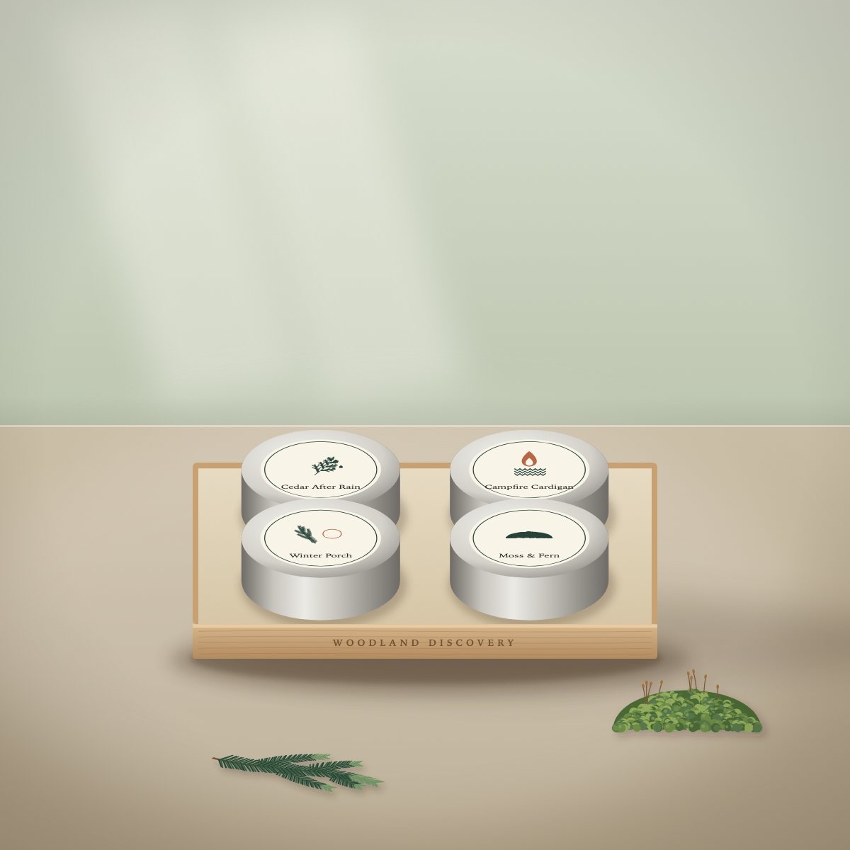 Woodland Discovery Set (illustration)